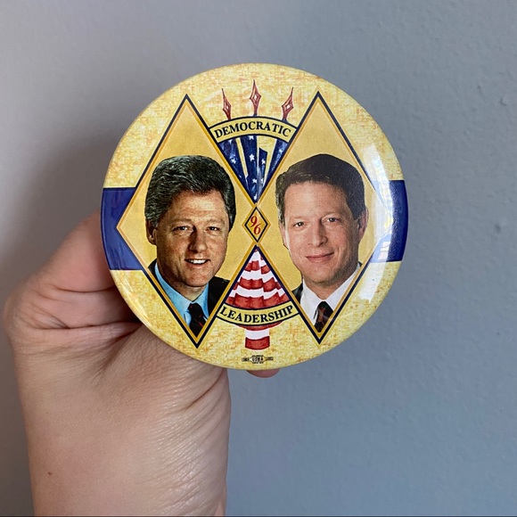 Bill Clinton 96 Re Election Campaign Pin - Picture 6 of 6